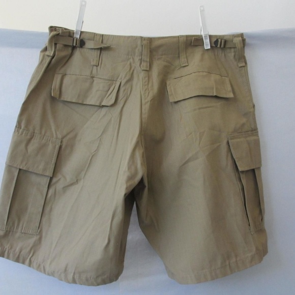 L SHORTS COTTON BEIGE WAIST 35" 39" MEN`S PANTS - Picture 3 of 8